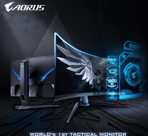 Gigabyte Aorus CV27F monitor